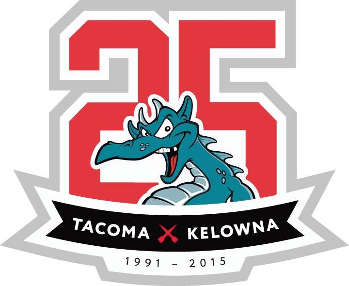 Kelowna Rockets 2016 Anniversary Logo iron on transfers for T-shirts